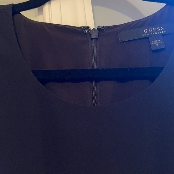 GUESS Cap Sleeve Dress wedding Guest Size 8 LBD Cocktail - Picture 9 of 10